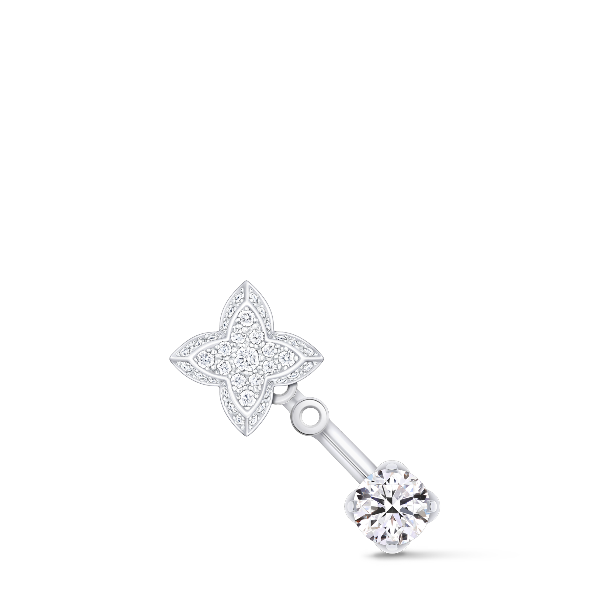 LV Diamonds Stud, LV Monogram Star cut - per unit - Collections